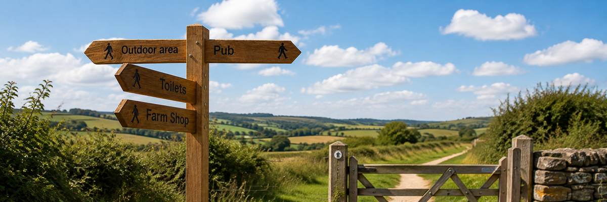 Wayfinding Finger Post Sign
