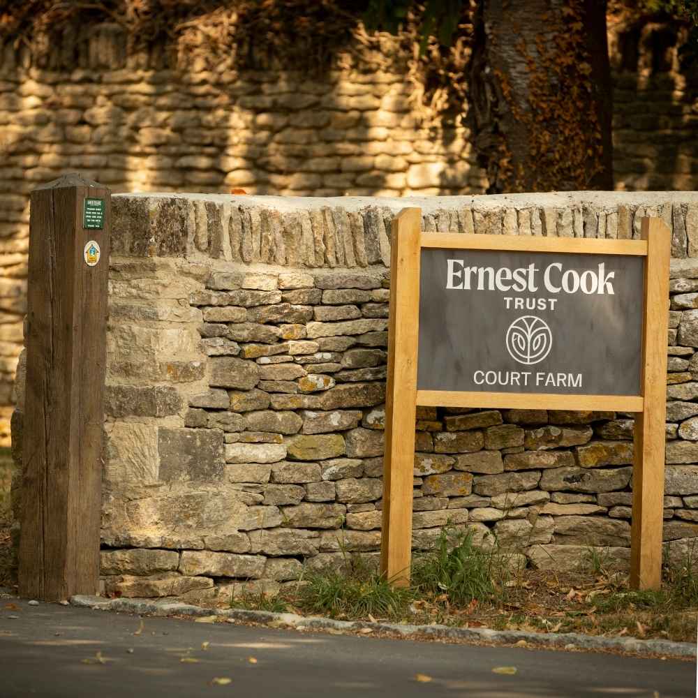 Estate Rectangle Wood & Stone Panel Sign