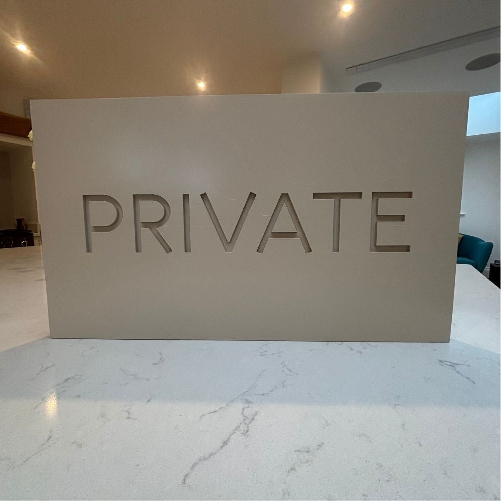 Painted Wooden Sign
