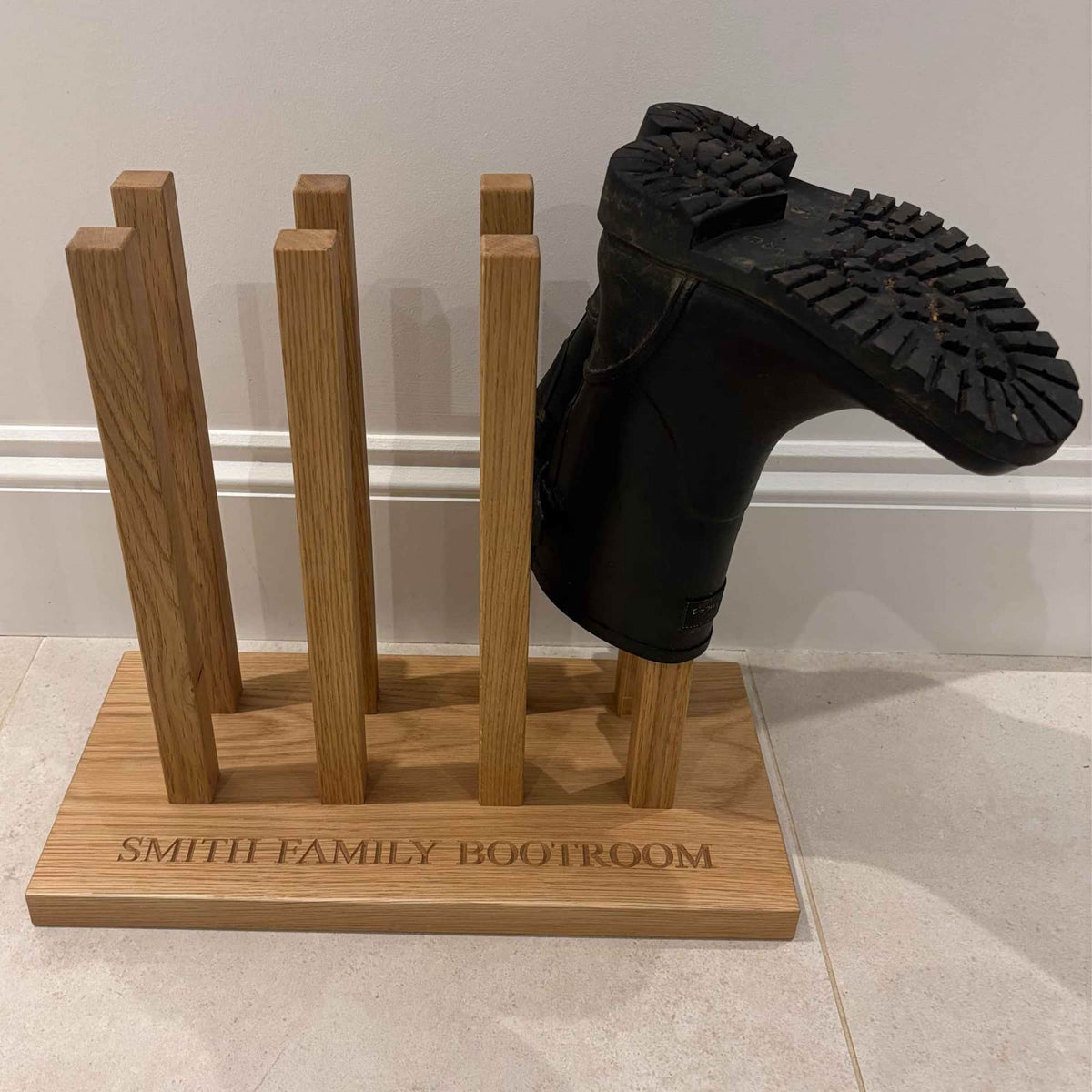 Wooden Boot Stand